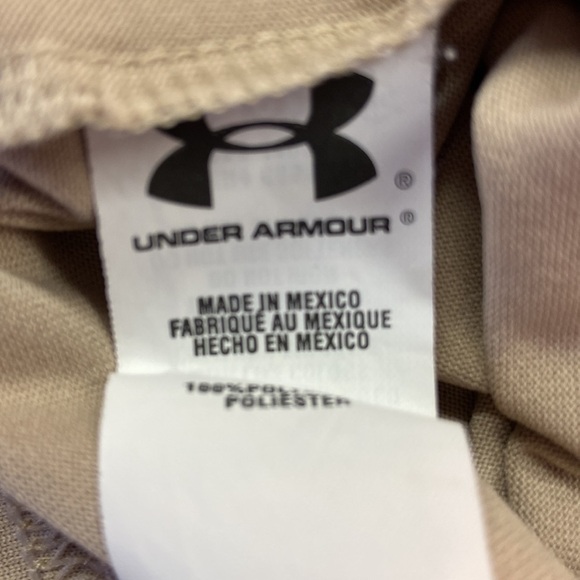 Under Armour Heat Gear Tactical LOOSE Beige Shortsleeved Tee EUC Small - Picture 7 of 9